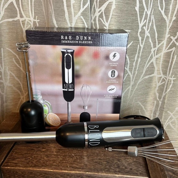 RAE DUNN BLEND WHISK FROTH NEW KITCHEN HOME TOOL RD HTF - Picture 5 of 7